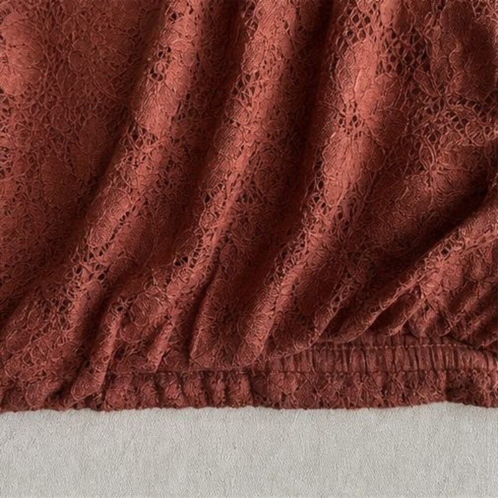 Rust Smocked Top - Picture 6 of 6